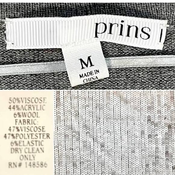 Prins Metallic Sequin Off The Shoulder Top - Picture 5 of 5